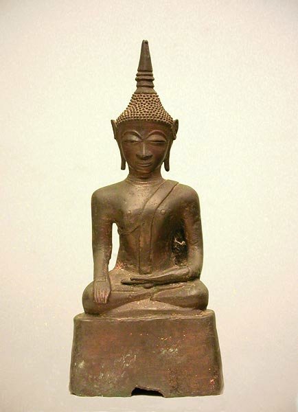 Bronze buddha 18th century - Laos